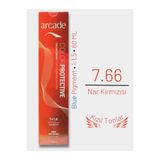 Arcade 7.66 Nar Kırmızısı 60 ml Saç Boyası