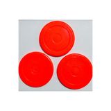 Arcade İthal Kırmızı Renk 22 Gram Air Hockey Disk Havalı Hokey Masası Topu - 3 Adet