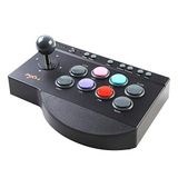 Arcade Joystick PXN 0082 Arcade Fight Stick, Street Fighter Arcade-Spiel Kampf Joystick-Controller mit USB Port, Turbo & Macro Funktionen für PS3, PS4, Xbox ONE, Nintendo Switch, PC