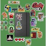 Arcade sticker paketi/bullet journal defter çıkartma ajanda laptop etiket