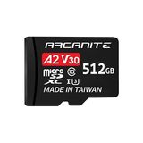 Arcanite Arcanıte 512 GB Microsdxc Hafıza Kartı Adaptörlü - A2, Uhs-I U3, V30, 4k, C10, Mikro Sd - AKV30A2512