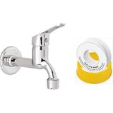 Arçe Banyo Tuvalet Bahçe Lavabo Musluğu Çeşmesi Sızdırmaz Teflon Bant ile Krom Renkli
