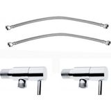 ARÇE Klozet Montaj Seti 50 cm Flex Hortum Çubuk Taharet 2 li E7708