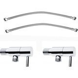 ARÇE Klozet Montaj Seti 50 cm Flex Hortum Çubuk Taharet 2 li E7799