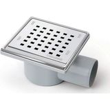 Arçe Mesa Teknik Ø50 Drainer Sürmeli Yandan Çıkışlı Banyo Yer Süzgeci 11X11 cm