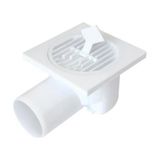 Arçe Yandan Yer Sifonu-Süzgeci 10 x 10 50 Çıkışlı