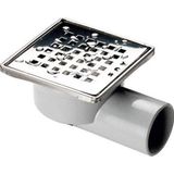 Arçe Yandan Yer Süzgeci 10 x 10 50 mm Çıkışlı