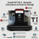 Arçelik 11000 Pa Emiş Gücüylebvt 65 A Halı ve Koltuk Yıkama Makinesi + Dijital Mutfaktartısı Hediyee - Siyah