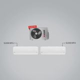 Arçelik 1+2 Multi Klima / 1 Adet 12 Btu Beyaz+1 Adet 12 Btu Beyaz Iç Ünite / 1 Adet 18 Btu Dış Ünite