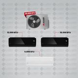 Arçelik 1+3 Multi Sistem Klima / 30100 Md Pro Dış Ünite ( 9 Btu Beyaz + 12 Btu Siyah + 18 Btu Siyah Iç Üniteler )