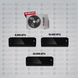 Arçelik 1+3 Multi Sistem Klima / 36100 Md Pro Dış Ünite ( 1 Adet 9 Btu Siyah 1 Adet 12 Btu Siyah 1 Adet 24 Btu Iç Üniteler )