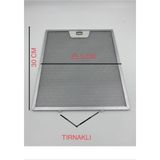 Arçelik 25,3X30 cm Davlumbaz Ankastre Aspiratör Alüminyum Yağ Filtresi 253X300 !!alt Kısmı Tırnaklı