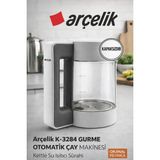 Arçelik 3284 Gurme Uyumlu Çay Makinesi Kettle Su Isıtıcı Sürahi (Yedek Parçadır) (KAPAKSIZ) - Beyaz