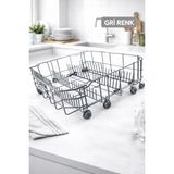 Arçelik 6231 T / 6233 Bulaşık Makinesi Alt Sepet - GRİ RENK Orijinal Yedek Parça Özellikleri