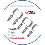 Arcelik 6271 E Bulasik Makinesi Ust Sepet Ray Kapagi Tutucu Stoper Pimi (20 Adet)