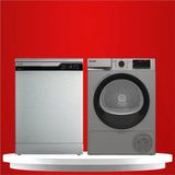 Arçelik 6444 OK I Bulaşık Makinesi + 900 KMX S Çamaşır Kurutma Makinesi