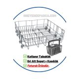 Arçelik 6551 HI Gri Bulaşık Makinesi Alt Sepet