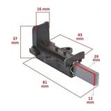 Arçelik 8104H Çamaşır Makinesi Motor Kömürü