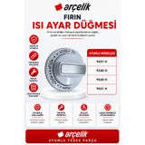 Arçelik 9240 H Ocak Fırın Düğmesi ( 250315053)