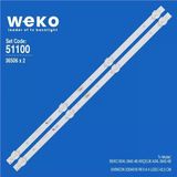 Arçelik A24l5845 4B 24'' 2 Adet Tv Led Bar (Tvnizi Açıp İçindeki Led Barla Birebir Aynısı Olduğunu Görmeden Almayınız. Sonrasında İade Al