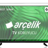 Arçelik A40 LB4329 40 İnç 102 Ekran Ayyıldız Pleksi 3 Mm Tv Ekran Koruyucu