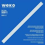 Arçelik A43k 580 B28 43'' İnç 3 Adet Tv Led Bar (Tvnizi Açıp İçindeki Led Barla Birebir Aynısı Olduğunu Görmeden Almayınız. Sonrasında İade Almamaktayız.)