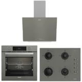 Arçelik AFC 341 G - OCD T 651 EG - ADE 606-2 G Gri 3'lü Ankastre Set