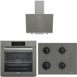 Arçelik AFC 361 G - OCD T 651 EG - ADE 606 2 G Gri 3'lü Ankastre Set
