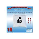 Arçelik ARÇELİK S 6300 - S 6350 - S 6355 - S 6355 YP - S 6360 - S 6380 Y Süpürge Toz torbası 10 adet 200720