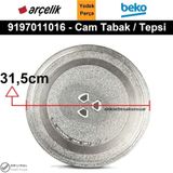 Arçelik Beko Altus Mikrodalga Fırın Cam Tabak Tepsi 31,5cm Çap 9197011016