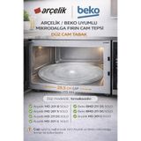 Arçelik Beko Md 201 S Solo Uyumlu Mikrodalga Fırın Cam Tepsi Düz Tabak Çap 255 Mm 25,5 Cm 9178037879