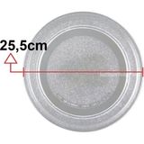 Arçelik Beko Mikrodalga Fırın 25,5 cm Cam Tepsi Düz Tabak Yedek Parça Dayanıklı Tasarım 9178037879