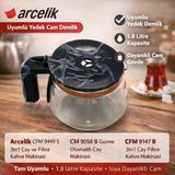 Arçelik cm 9058 B Çay Makinesi Cam Demlik Karaf 3585030100