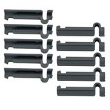 Arçelik İle Uyumlu 6263HIT Bulaşık Makinesi Alt Sepet Uzun Klipsi Sol - 1781880200 - 10 Adet