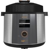 Arçelik LCD Ekranlı Zamanlayıcı/düdüklü/sıcak Tutma Özellikli 5.5 Lt 1100 W 13 Programlı Çok Amaçlı Pişirici, Inox - Siyah