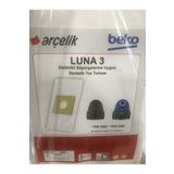 Arçelik Luna 3 Trb 3982 - Trb 2982 Uyumlu 5 Adet Sentetik Bez Torba