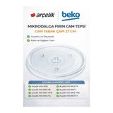 Arçelik Mikrodalga Fırın Cam Tepsi Cam Tabak Çapı 27 Cm-md 500 893 Fı Fs Yfb Fg Fb 897 I 9178002598