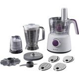 Arçelik Mutfak Robotu 1000W 1200 mL Blender Rendeleme Buz Kırma Pulse Fonksiyonlu Beyaz Çift Bıçak