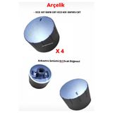 Arçelik OCD 607 EM1B CBT - OCD 609 EM1WS CBT Ankastre Set Üstü Gri Ocak Düğmesi
