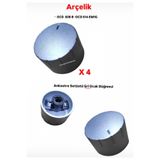Arçelik OCD 608 B - OCD 614 EM1G Ankastre Set Üstü Gri Ocak Düğmesi