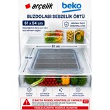 Arçelik Orijinal 4263/tmb,ar/4264,tms,5272/nh,4263/n,5277/nh Buzdolabı Sebzelik Örtü 61x54cm(2.SAYFAYI KONTROL EDİNİZ)