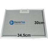 Arçelik P 18 Ycg Yatık Davlumbaz Alüminyum Yağ Filtresi Yıkanabilir Uzun Ömürlü Birebir Uyum 345X300