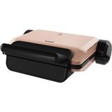 Arçelik Pembe Tost Makinesi 1800W, Pratik ve Şık Tasarım, Kolay Kullanım - Ahşap - Bej