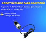 Arçelik Rs 9131 Akıllı Robot Süpürge Şarj Adaptörü Aksesuarları – Yedek Parça