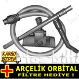 Arçelik S 6800 Orbital Emici Başlık Teleskopik Boru Hortum Seti