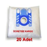Arçelik S4122 Bez 20 Adet Süpürge Torbası