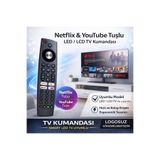 Arçelik Smart Netflix/tv Plus/youtube Tuşlu Lcd Led Tv Kumanda LOGO MARKA YAZMAZ