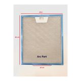 Arçelik Tek Mandallı Aspiratör-davlumbaz Alüminyum Filtre - 25,3 X 30 Cm Tırnaklı