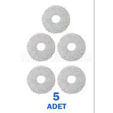 Arçelik Uyumlu 9178076417 Robot Süpürge Paspas Mop Bezi, 5 Adet