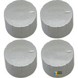 Arçelik Uyumlu O 505 Ymıe Ankastre Ocak Düğmesi Silver - Adet-Set